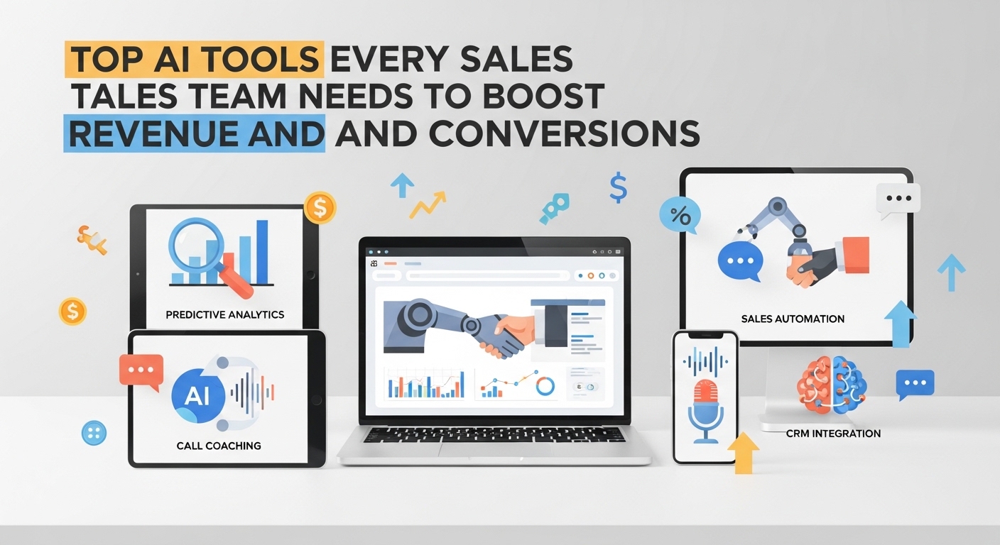 Top AI Tools Every Sales Team Needs to Boost Revenue and Conversions