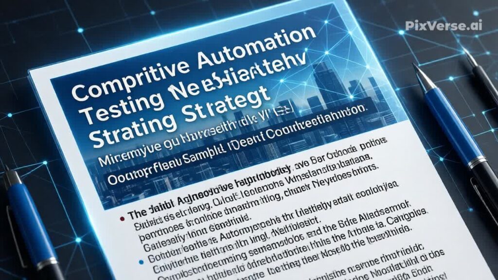 Comprehensive Automation Testing Strategy Document Sample for QA Teams