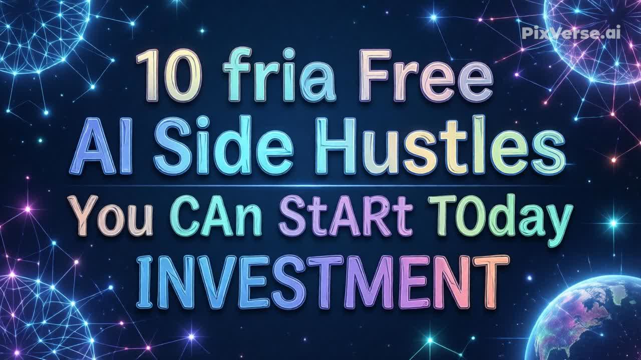 Top 10 Free AI Side Hustles You Can Start Today Without Investment